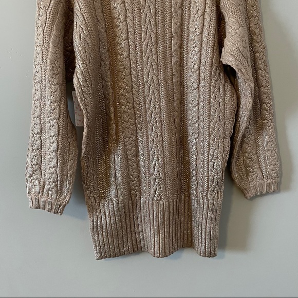 New Free People Good As Gold Sweater Dress size XS - Picture 5 of 10